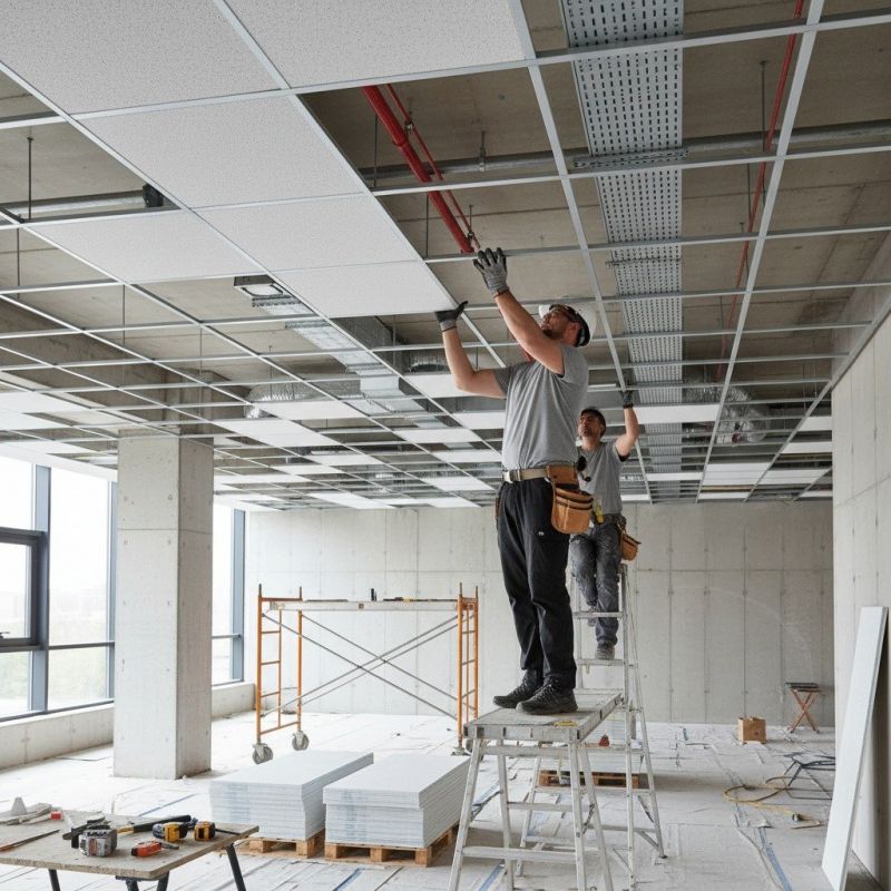 Tin Ceiling Installation