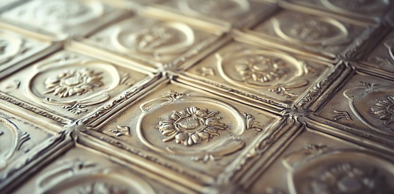 Finished Ceiling with Decorative Details